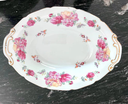 Serving Bowl - Vintage Aladdin Fine China “Fiesta” Occupied Japan Dinnerware Circa 1945-1952