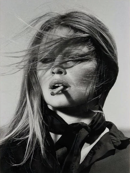Brigitte Bardot Smoking Cigar 1971