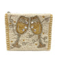 Champagne Toast Beaded Coin Purse