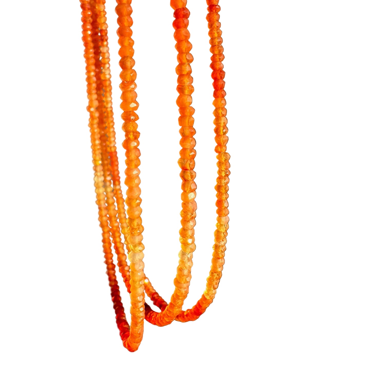 Carnelian Ombre Gemstone Necklace