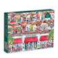 A Day at the Bookstore 1000 Piece Puzzle by Artist Michael Storrings