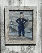 "Secret Mermaids Can be Sea Captains" Framed Giclée Print by Melinda Kirkpatrick