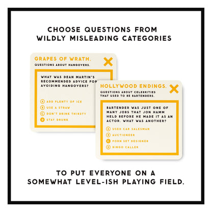 Trivial Drinking Trivia - Brass Monkey Game