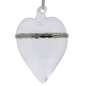Glass Heart Locket Ornament
