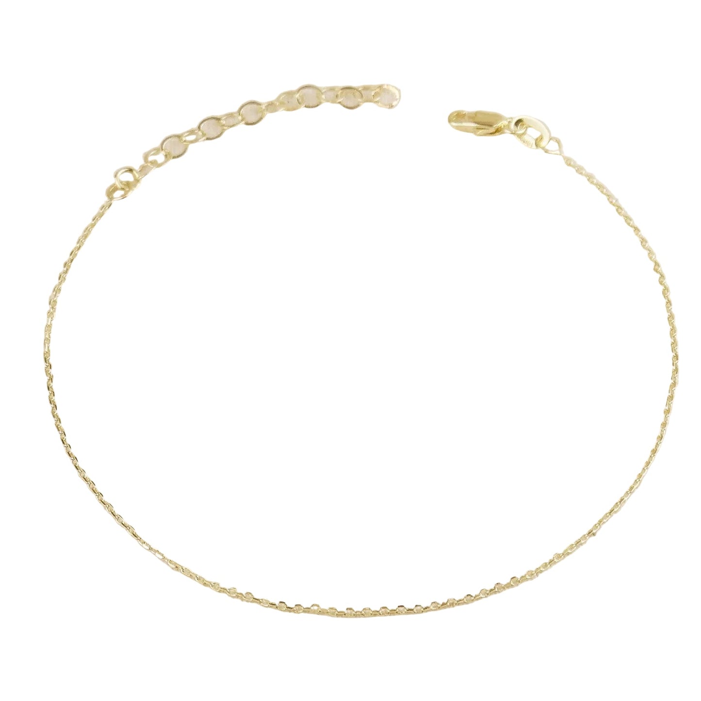 18kt Gold-Filled Link Chain Anklet