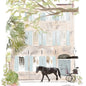 King Street Carriage Ride Framed Art Print