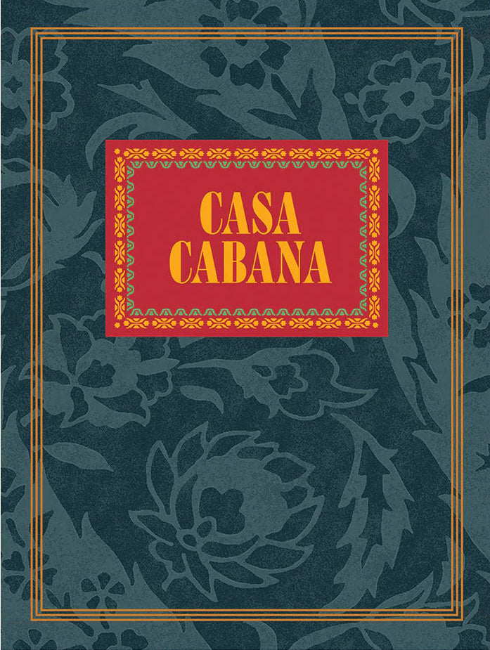 Casa Cabana: An Immersive Visual Anthology on Home Decorating and Entertaining - Hardcover Bound in Saz Paisley Fabric