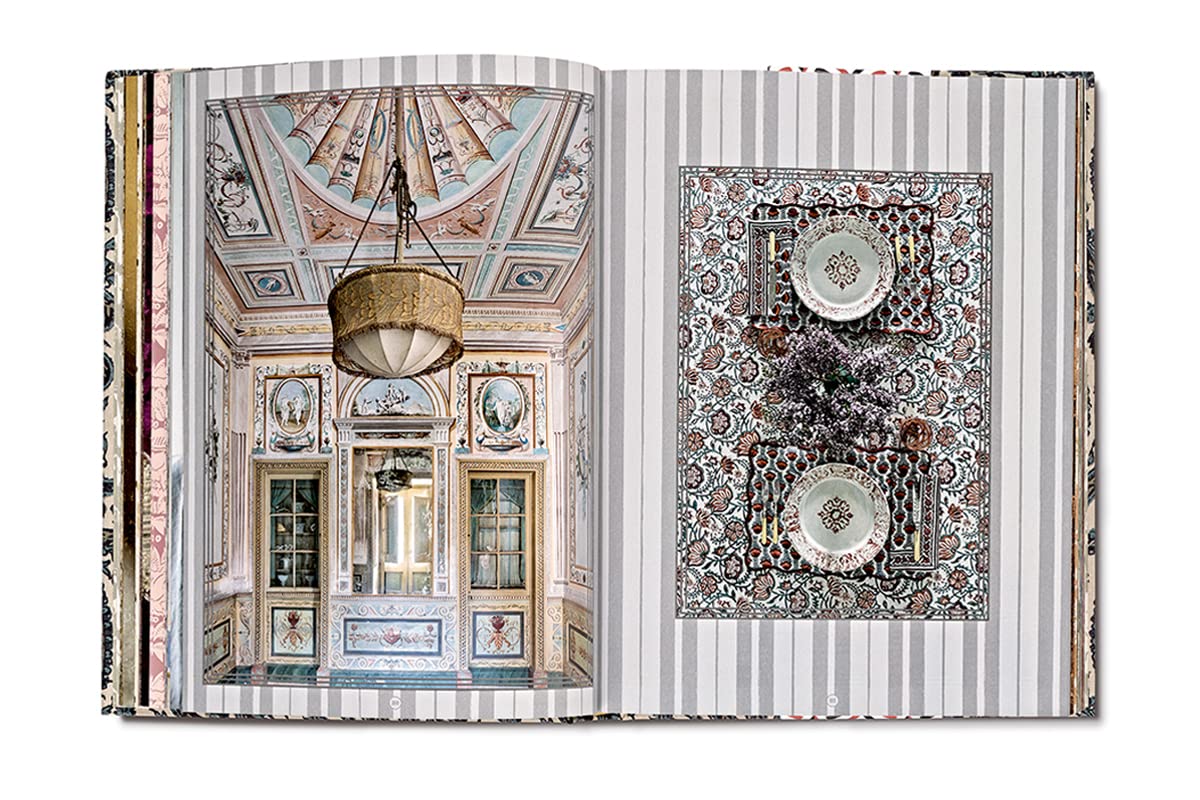 Casa Cabana: An Immersive Visual Anthology on Home Decorating and Entertaining - Hardcover Bound in Saz Paisley Fabric