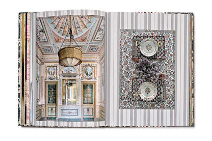 Casa Cabana: An Immersive Visual Anthology on Home Decorating and Entertaining - Hardcover Bound in Saz Paisley Fabric