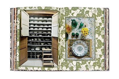 Casa Cabana: An Immersive Visual Anthology on Home Decorating and Entertaining - Hardcover Bound in Saz Paisley Fabric