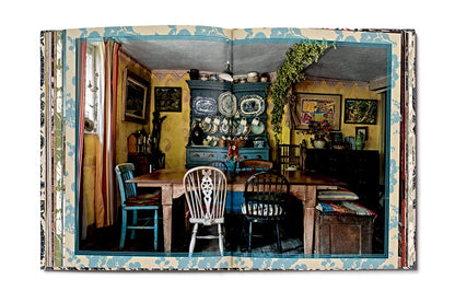 Casa Cabana: An Immersive Visual Anthology on Home Decorating and Entertaining - Hardcover Bound in Saz Paisley Fabric