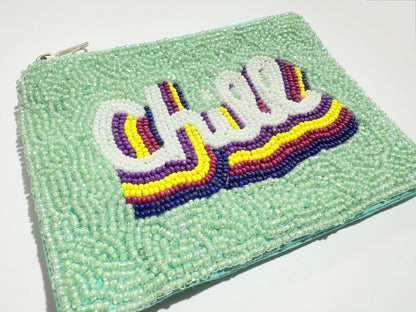 Chill Mini Beaded Coin Purse