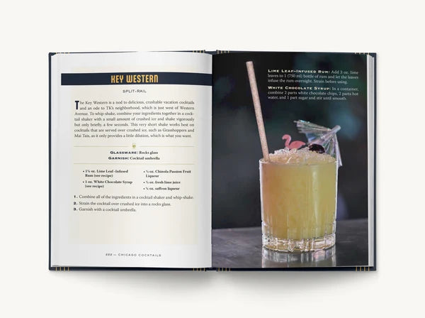 Chicago Cocktails:  An Elegant Collection of Over 100 Recipes Inspired by the Windy City - Hardcover