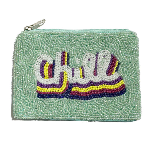 Chill Mini Beaded Coin Purse