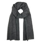 Charcoal Handloomed Cashmere Scarf/Pashmina
