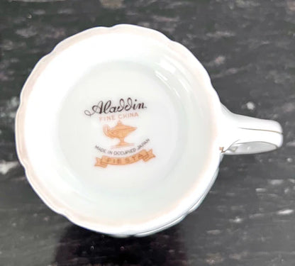Creamer - Vintage Aladdin Fine China “Fiesta” Occupied Japan Dinnerware Circa 1945-1952