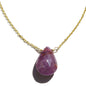 Ruby 14kt Gold Fill Necklace