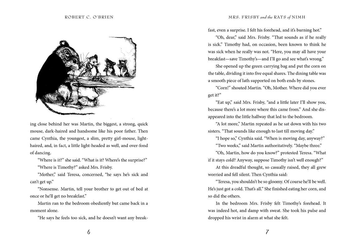 Mrs. Frisby and the Rats of Nimh 50th Anniversary Edition by Robert C. O'Brien - Hard Paperback
