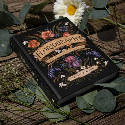 "Floriography: An Illustrated Guide to the Victorian Language of Flowers" by Jessica  Roux - Hardcover