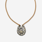 The Karolína - Refashioned Antique Czech Glass Crystal Horseshoe Necklace