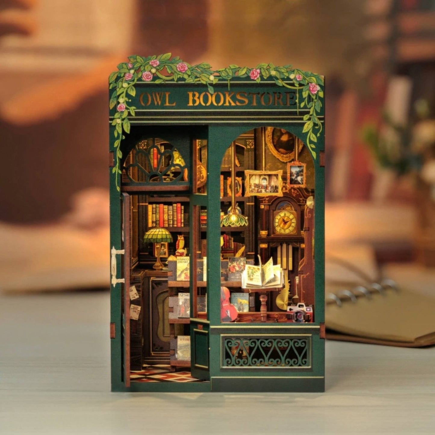 Owl Bookstore Book Nook Kit