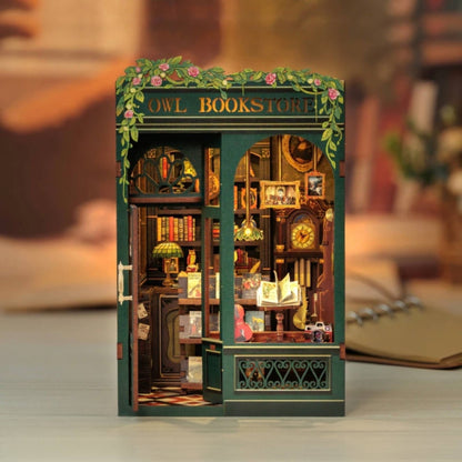 Owl Bookstore Book Nook Kit