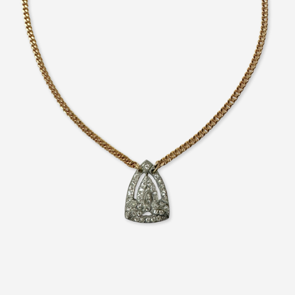 The Margaux - Refashioned Vintage Art Deco Rhinestone Necklace