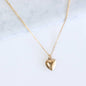 Puffy Heart Gold Filled Necklace