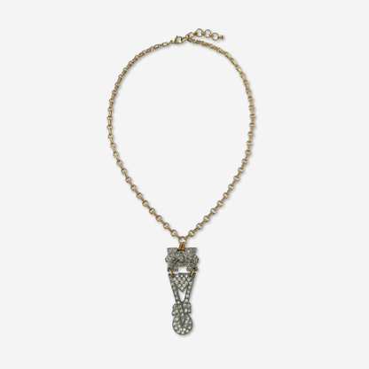 The Maribelle Necklace - Refashioned Vintage Art Deco Necklace