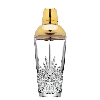 Gold Cap Godinger Dublin Crystal Shaker