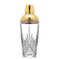 Gold Cap Godinger Dublin Crystal Shaker