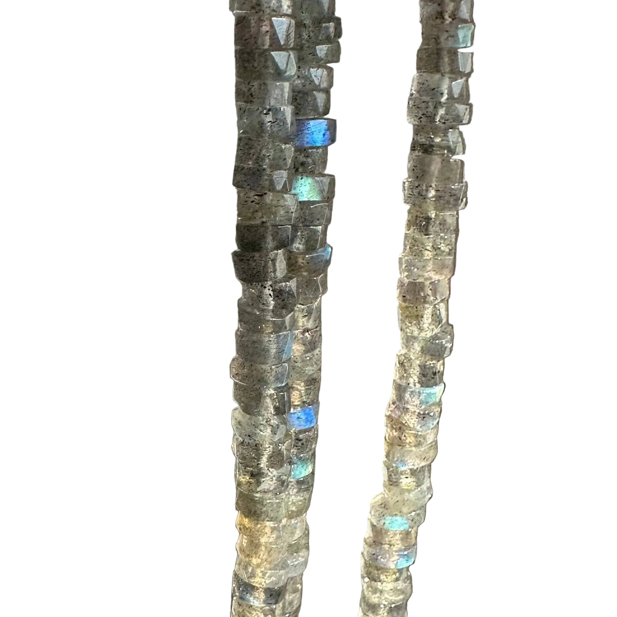 Labradorite Gemstone Necklace - Slim