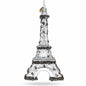 Eiffel Tower Paris Blown-Glass Hand Painted Ornament