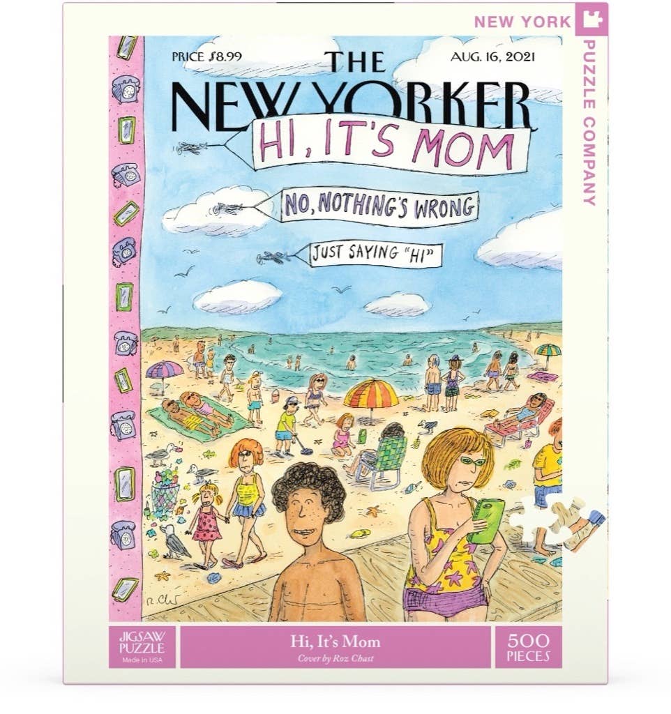 Hi, It's Mom - The New Yorker 500 Piece Jigsaw Puzzle