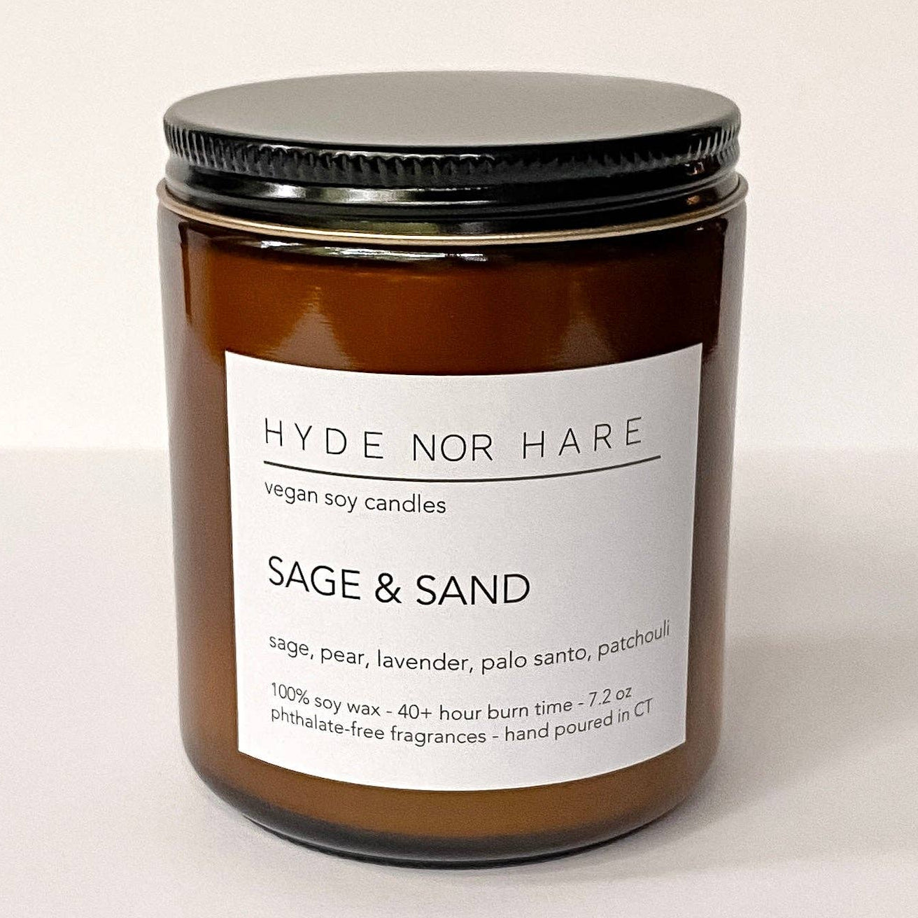 Sage & Sand Vegan Soy Candle by HYDE NOR HARE