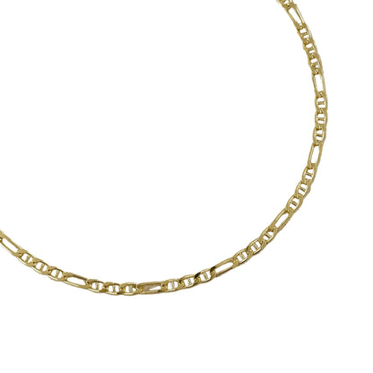 18k Gold Filled Figaro Mariner Figarucci Anklet