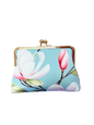 Blue Magnolias Handmade Clutch by Kiki & Syds