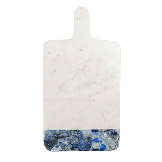 Blue Agate & Marble Serving Board