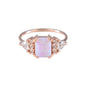 Pink Lab Opal 14kt Rose Gold Vermeil Ring - Size 7