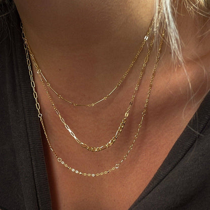 Woven Chain 14kt Gold Fill Necklace - 20"