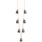 Noir Brass Tulip Necklace