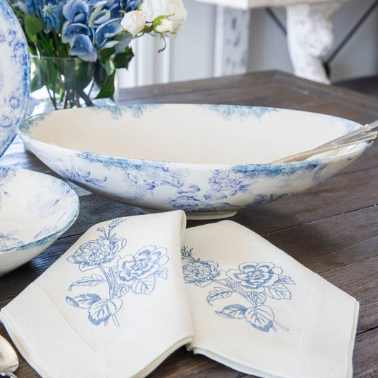 Giulietta Blue Oval Serving Bowl
