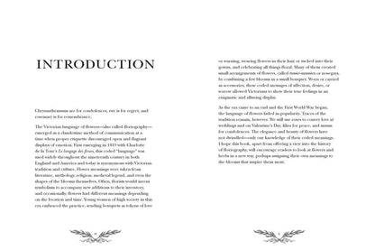 "Floriography: An Illustrated Guide to the Victorian Language of Flowers" by Jessica  Roux - Hardcover