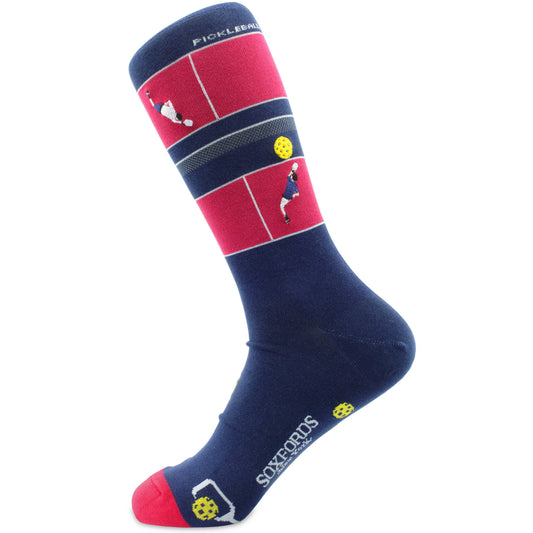 "Pickled" - Soxfords NY Pickleball Themed Fine Men's Socks