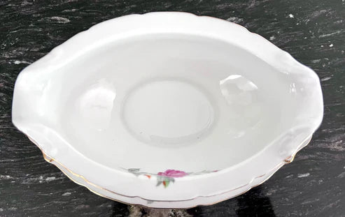 Gravy Boat with Underplate - Vintage Aladdin Fine China “Fiesta” Occupied Japan Dinnerware Circa 1945-1952