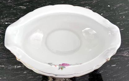 Gravy Boat with Underplate - Vintage Aladdin Fine China “Fiesta” Occupied Japan Dinnerware Circa 1945-1952