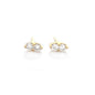 Diamond & 14kt Gold Stud Earrings