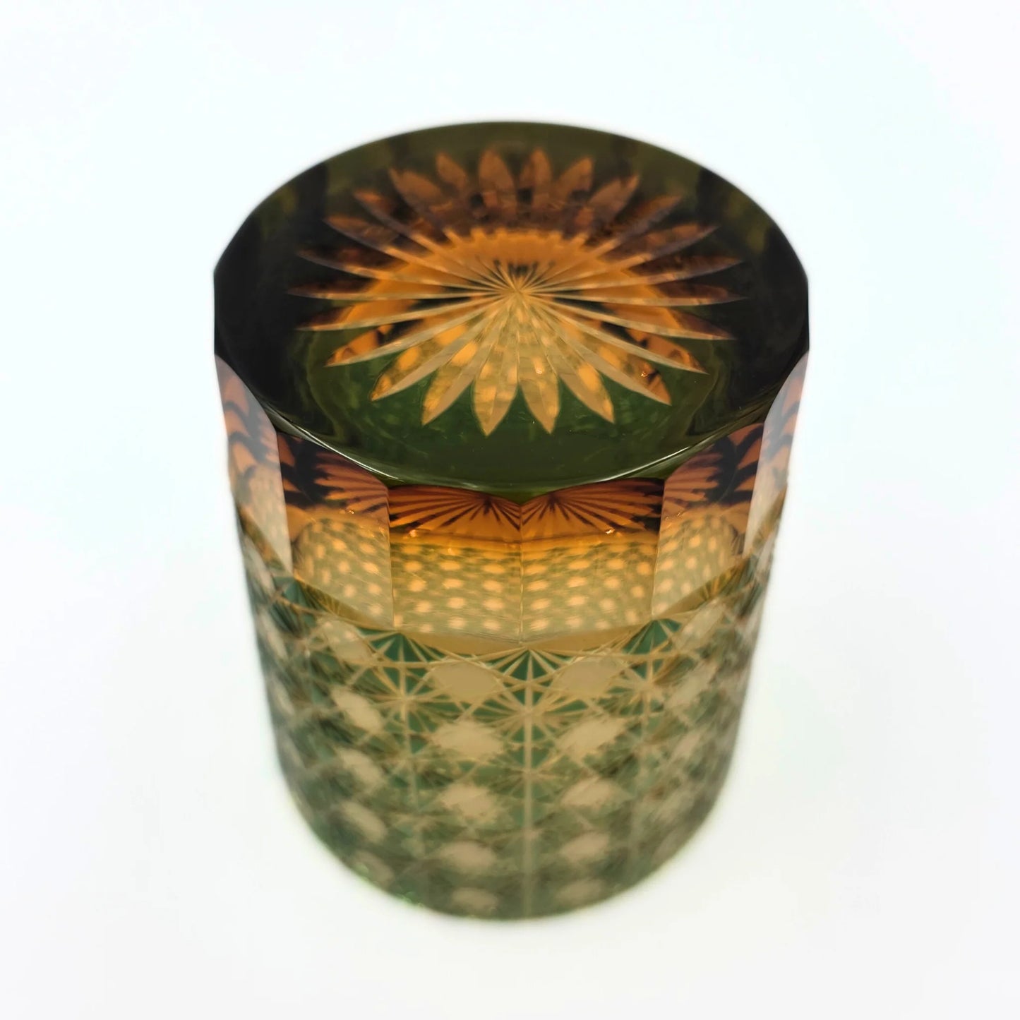 Green Carraway Gatsby Rocks Glass