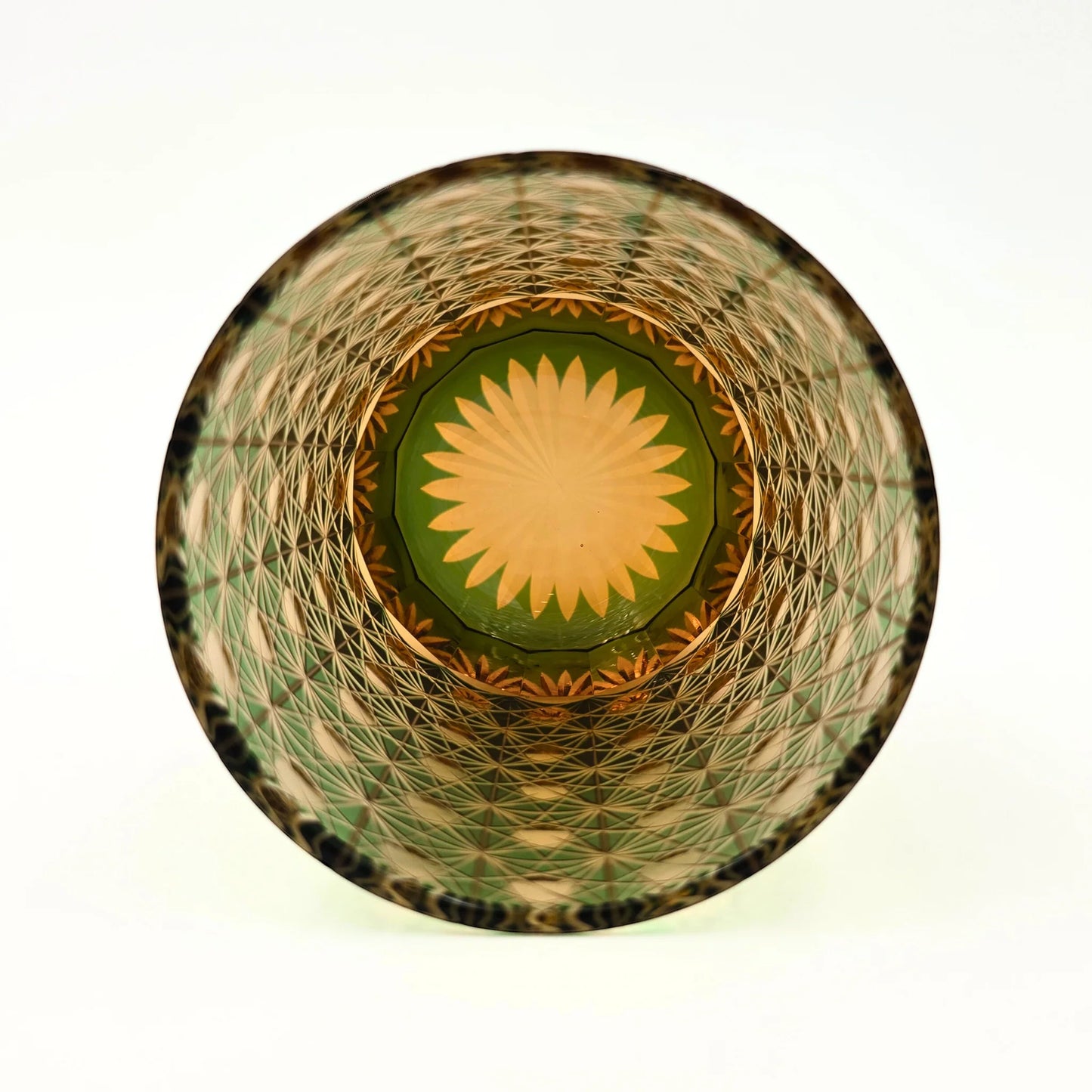 Green Carraway Gatsby Rocks Glass