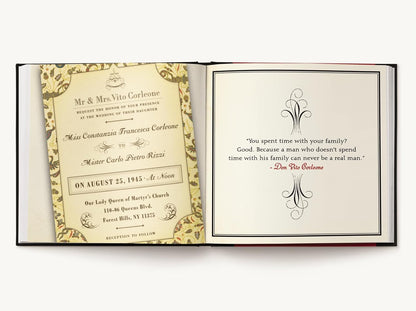 The Godfather Classic Quotes - Hardcover